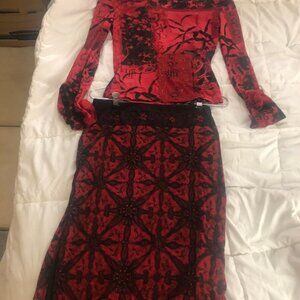 Skirt & Top for night out. Extremely flattering!